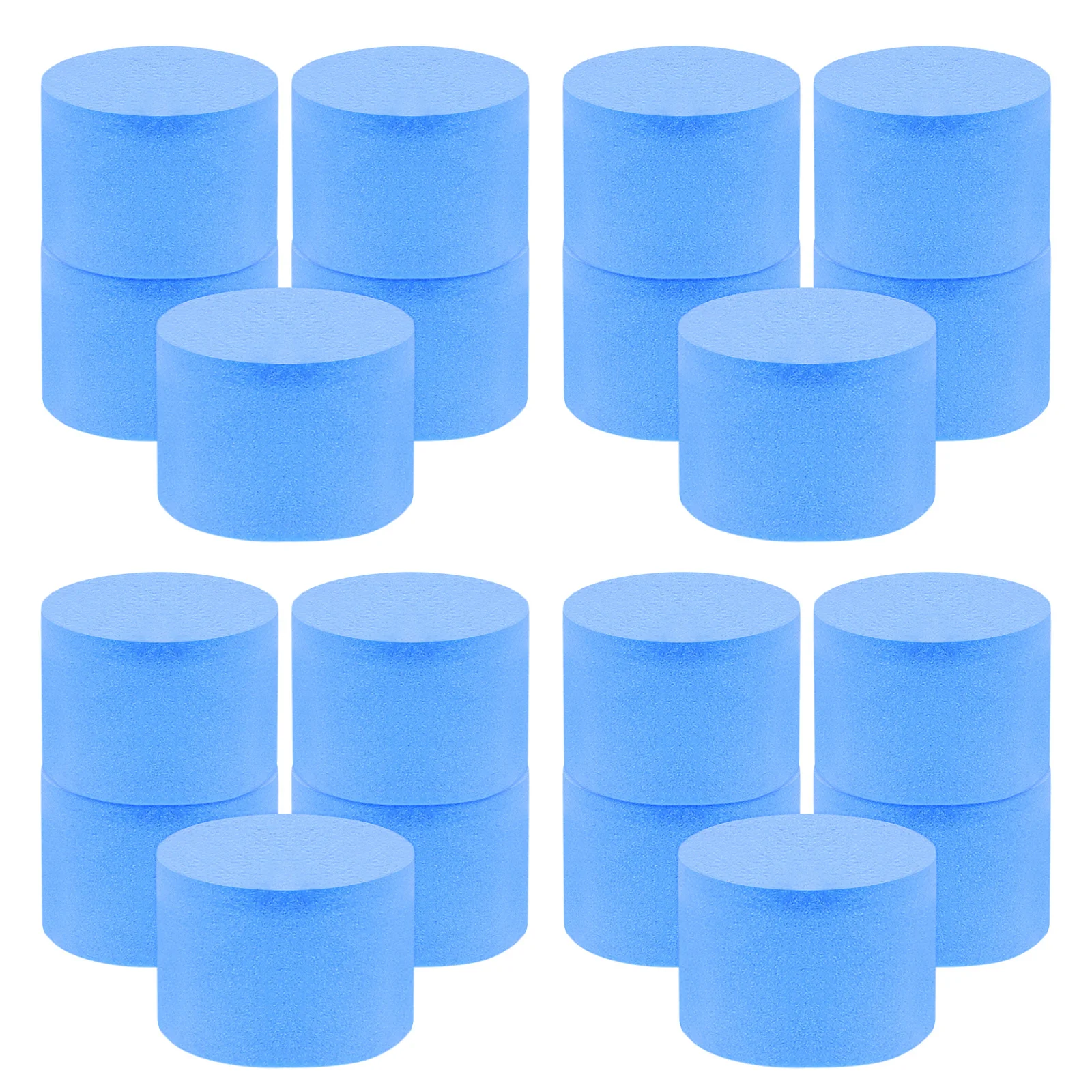 

50Pcs Ant Nest Sponge Plug Moisture Retaining Test Tube Stopper 1.80x1.80x1.50cm Blue Aquarium Filter Sponge Pad Pet Ant Care
