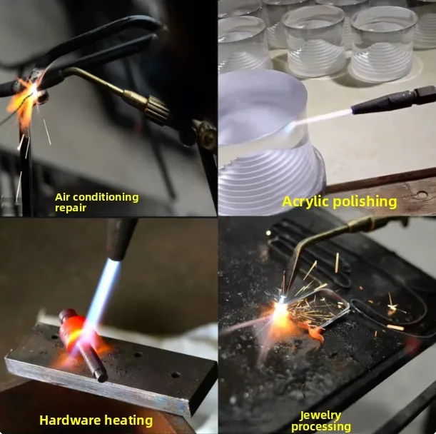 Injection Type Gas Welding Torch Kit for Oxy Acetylene and Oxy Propane Cutting Brazing Heating