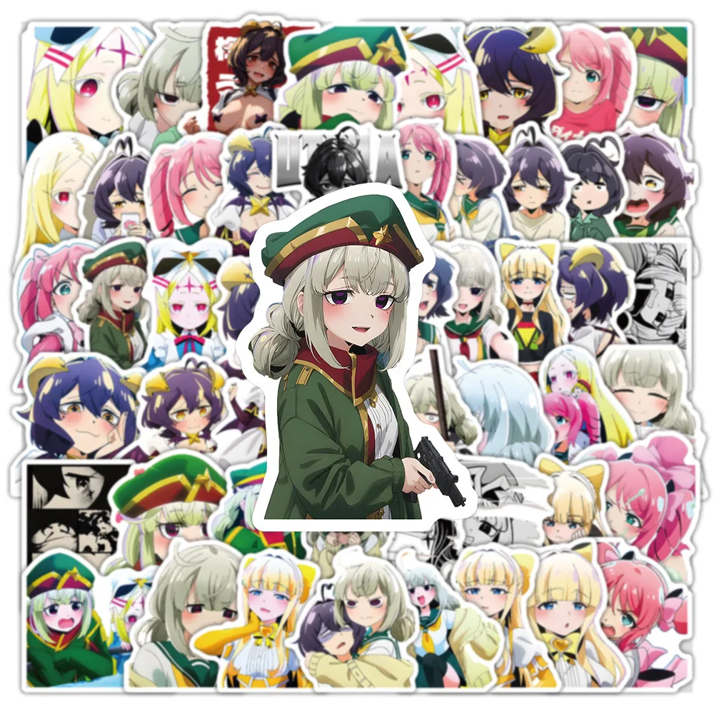 53 قطعة أنيمي لطيف K-ON! ملصقات الملصقات الكرتون Kawaii فتاة صائق الكتابة على الجدران DIY بها بنفسك دفتر الغيتار مذكرات سيارة ملصق مضاد للمياه