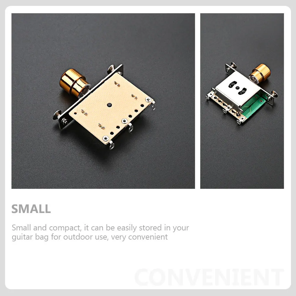 

Electric Guitar Pickup Selector Switch 3 Way Toggle Metal Durable Guitar Toggle Control Accessory Pickup Selector