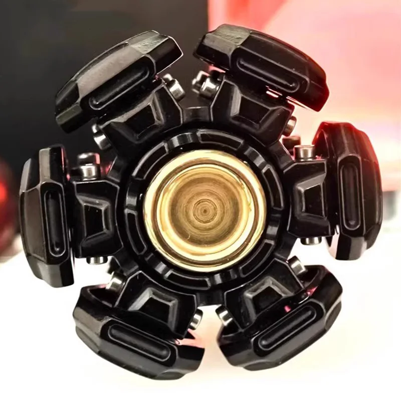 EDC Fingertip Gyro Gyro in acciaio inossidabile Giocattoli di decompressione Fidget Toys Spinner a mano Antistres Toys Edizione limitata 500 pezzi