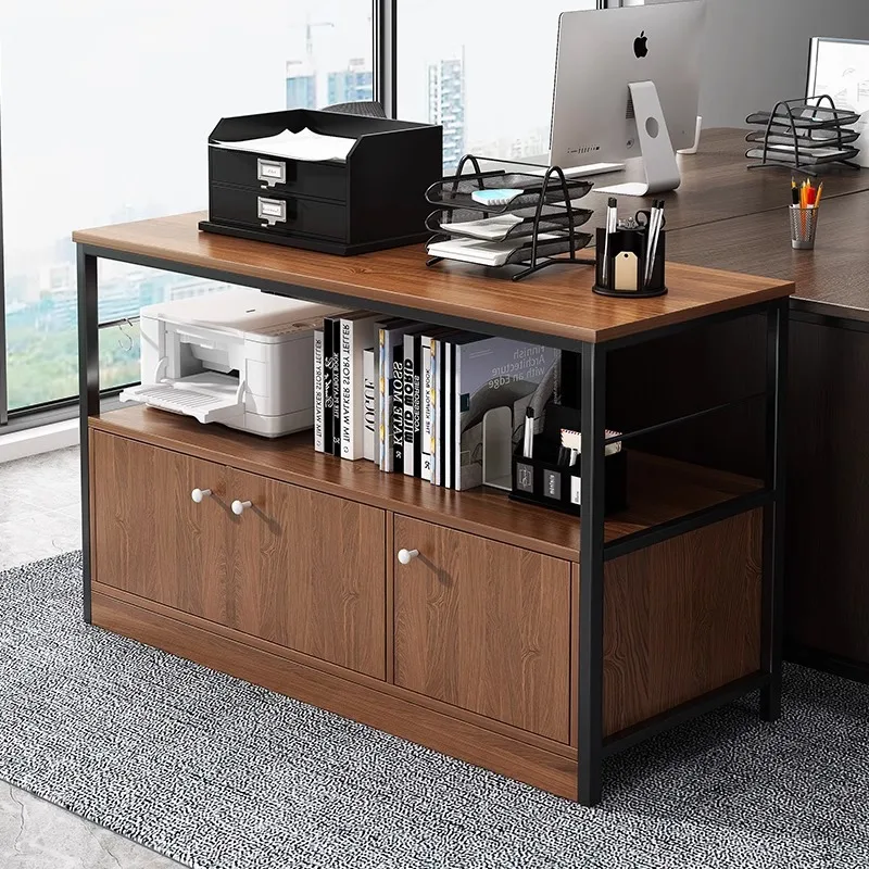 

Printer Shelf Office Data Sorting Locker Floor Floor Multi-layer Deskside Side Cabinet