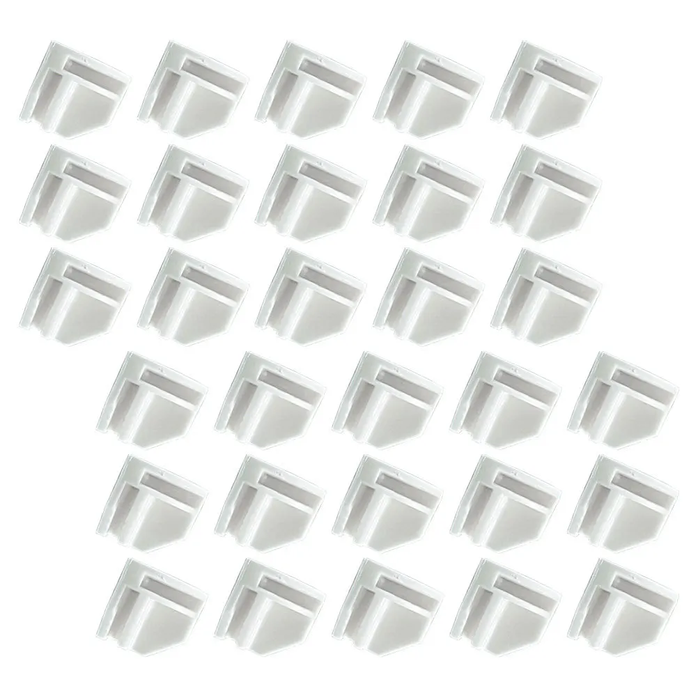 50pcs Right Angle Clips Cube Connectors For Wire Modular Shelf Plastic Storage Organizers Replacement Closet Shelf Brackets
