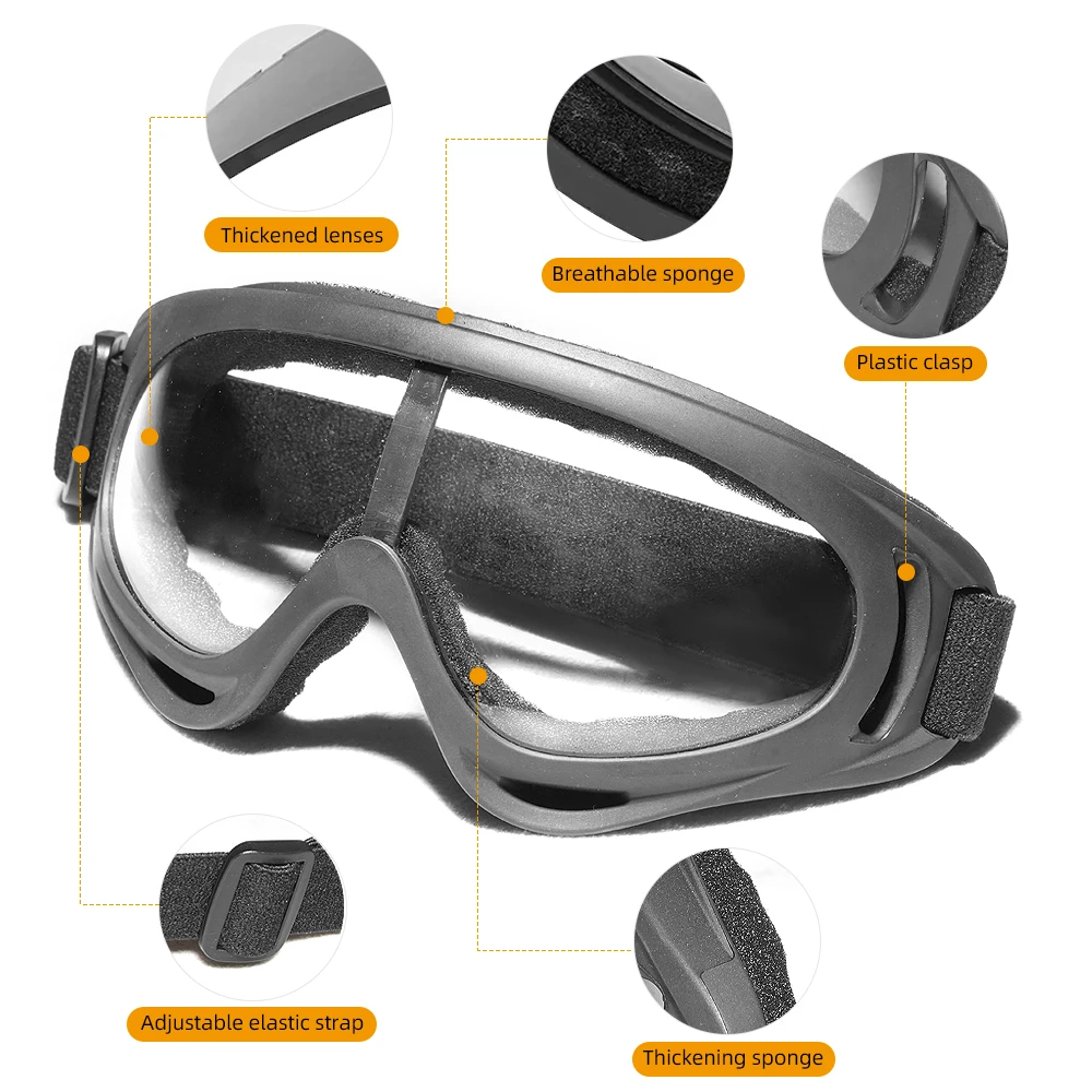 BOOIU التكتيكية خوذة نظارات CS الألوان اطلاق النار نظارات مضادة للرصاص الصيد ألعاب العمل المباشر نظارات واقية في الهواء الطلق