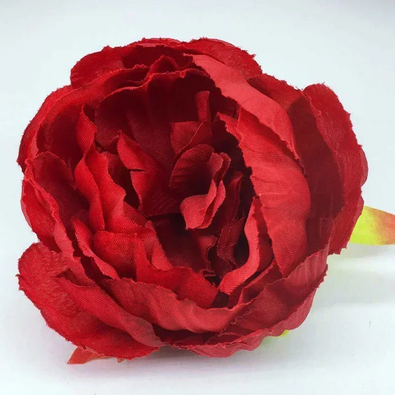 50Pcs/Lot 10cm Peony Flower Head Artificial Flower DIY Scrapbooking Garland Flower Wall Background Wedding Party Home Decoration