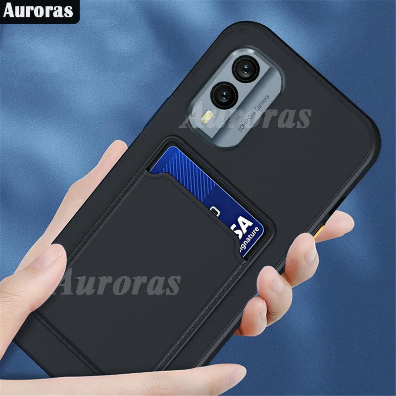 Auroras For Nokia X30 G60 5G Case Luxury Wallet Card Slot Back Cover Soft Silicone Hybrid Protector For Nokia X20 X10 Funda