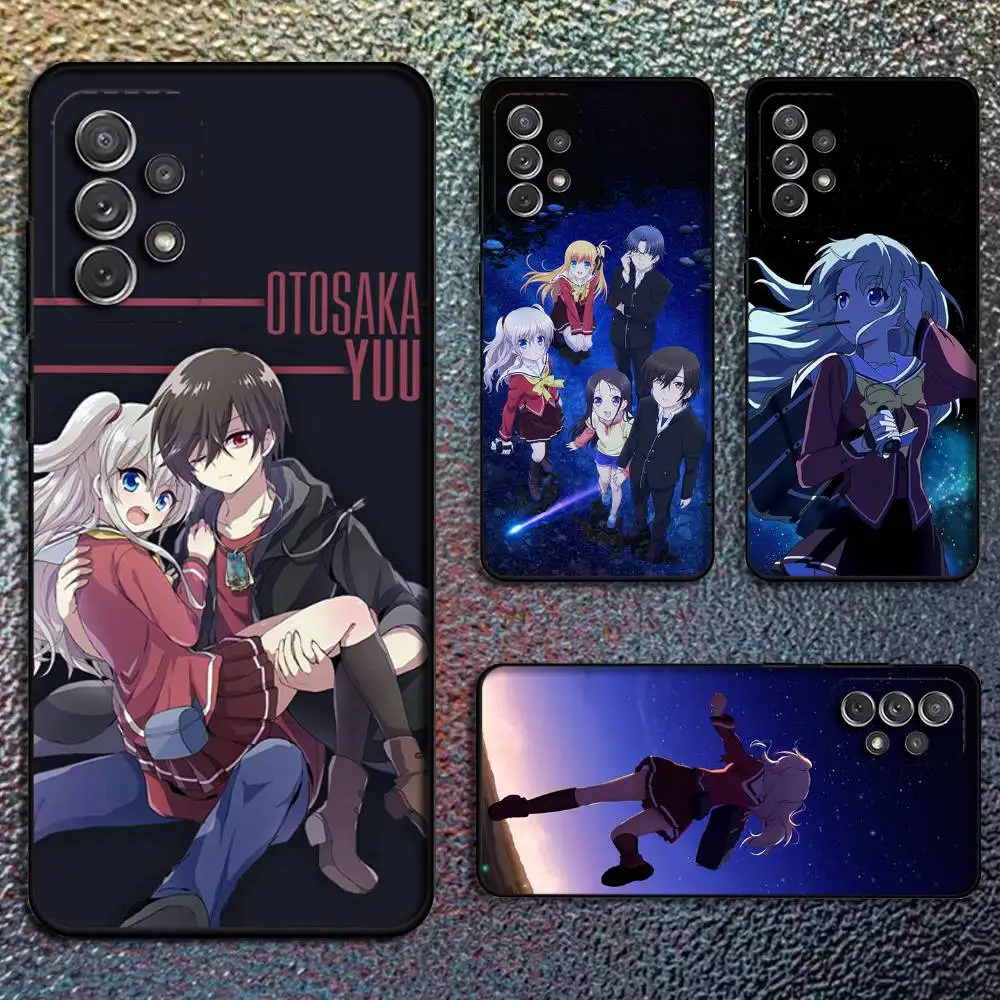 

C-Charlotte Anime Phone Case For Samsung S25,S24,S21,S22,S23,S30,Ultra,S20,Plus,Fe,Lite,Note,10,9,5G Black Cover