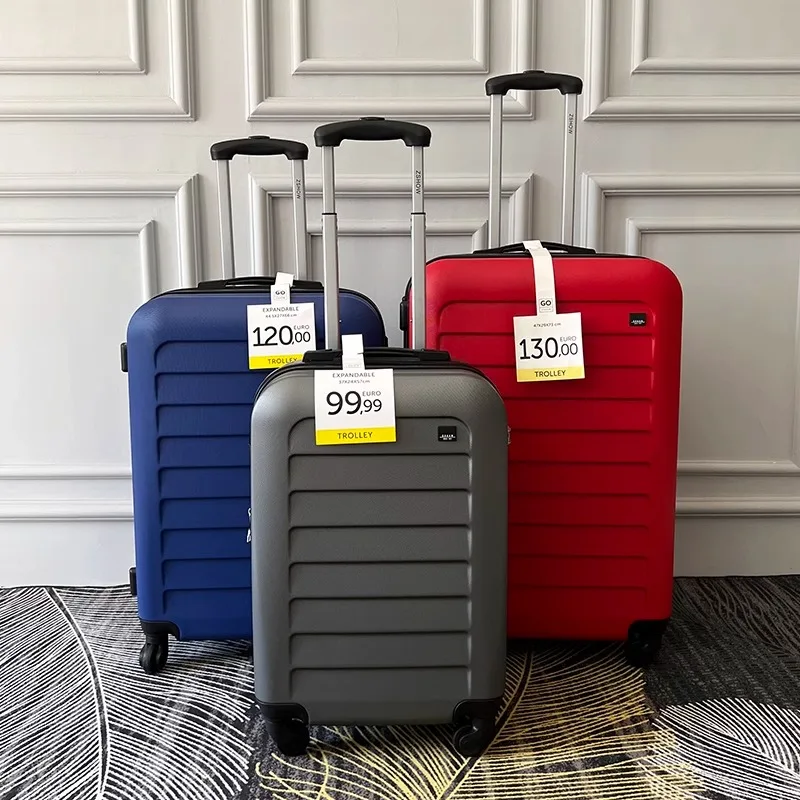 Foreign trade export suitcases universal wheel drop-proof large capacity trolley luggage 20\'\' password boarding travel suitcase