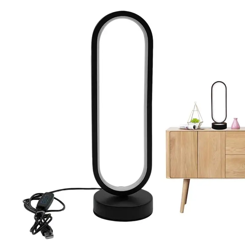 

Modern Table Lamp Side Table Lamps Eye-Care LED Decor For Study Desk Nightstand Bookshelf Entryway Hallway Patio Garden