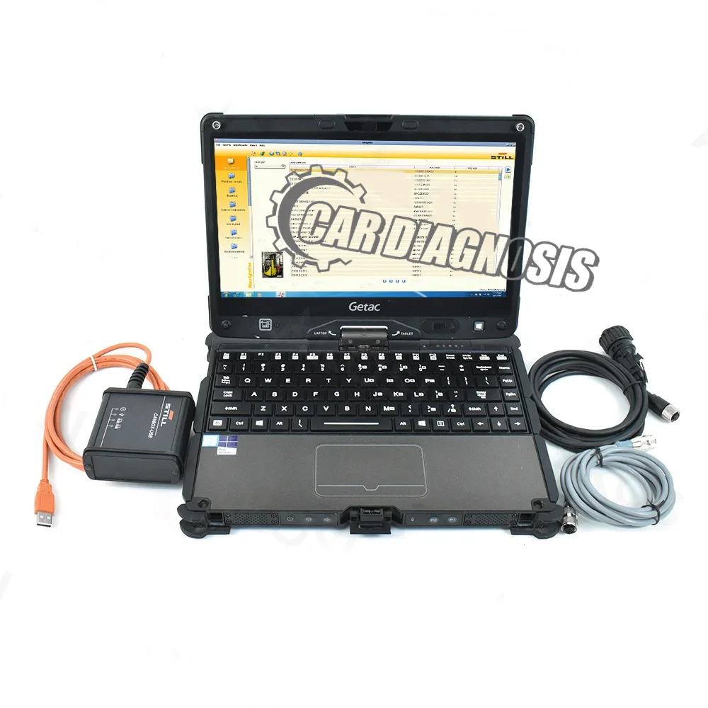 

Touch Getac V110 laptop+Forklift For Still Incado Box Diagnostic Kit for STILL STEDS Navigator forklift Diagnostic tool canbox
