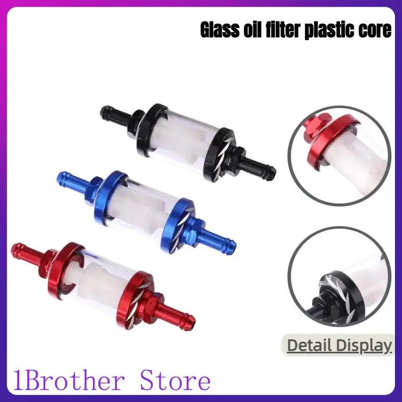 

CNC Aluminum Alloy 8mm Glass Gas Fuel Gasoline Oil Filter Moto for CRF70 90 110 TTR100 110 KLX65 Dirt Pit Bike 125/140/150/160cc