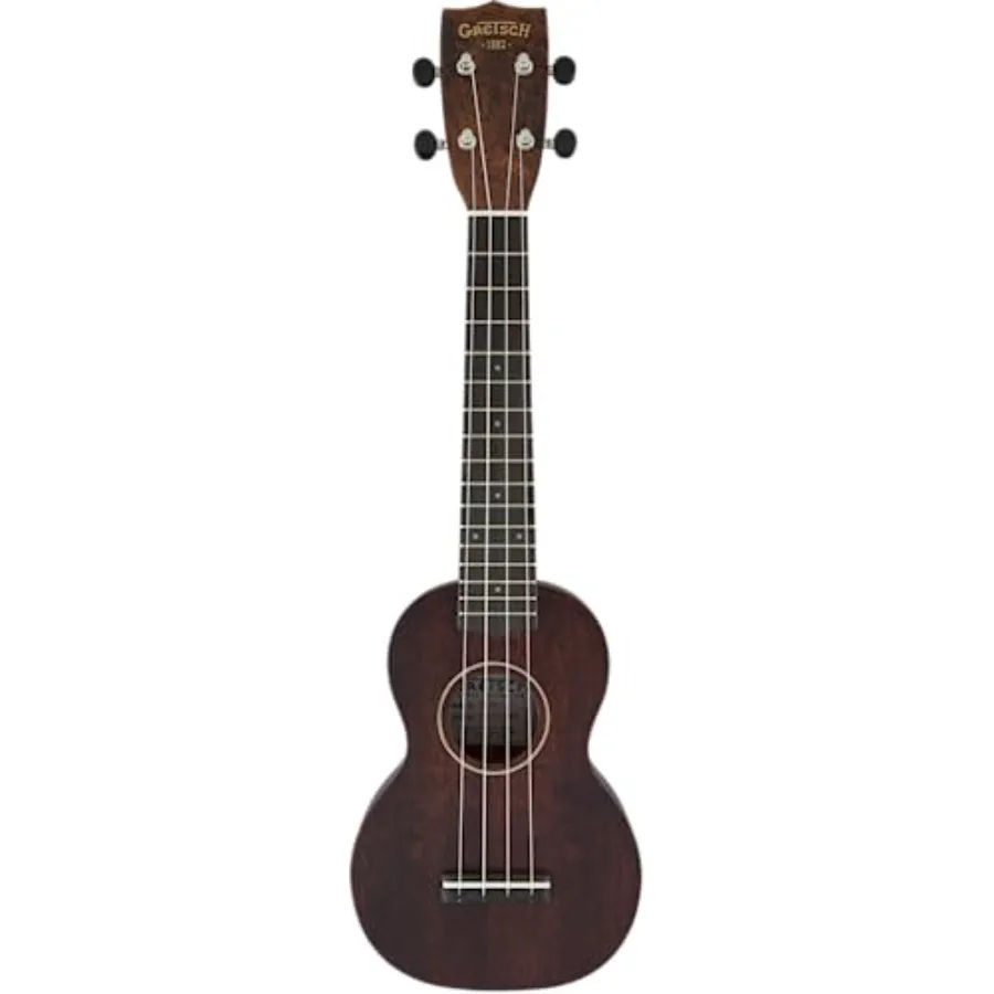 

Укулеле G9100-L Soprano с длинной ручкой и чехлом, винтажное, цвет махагон.
