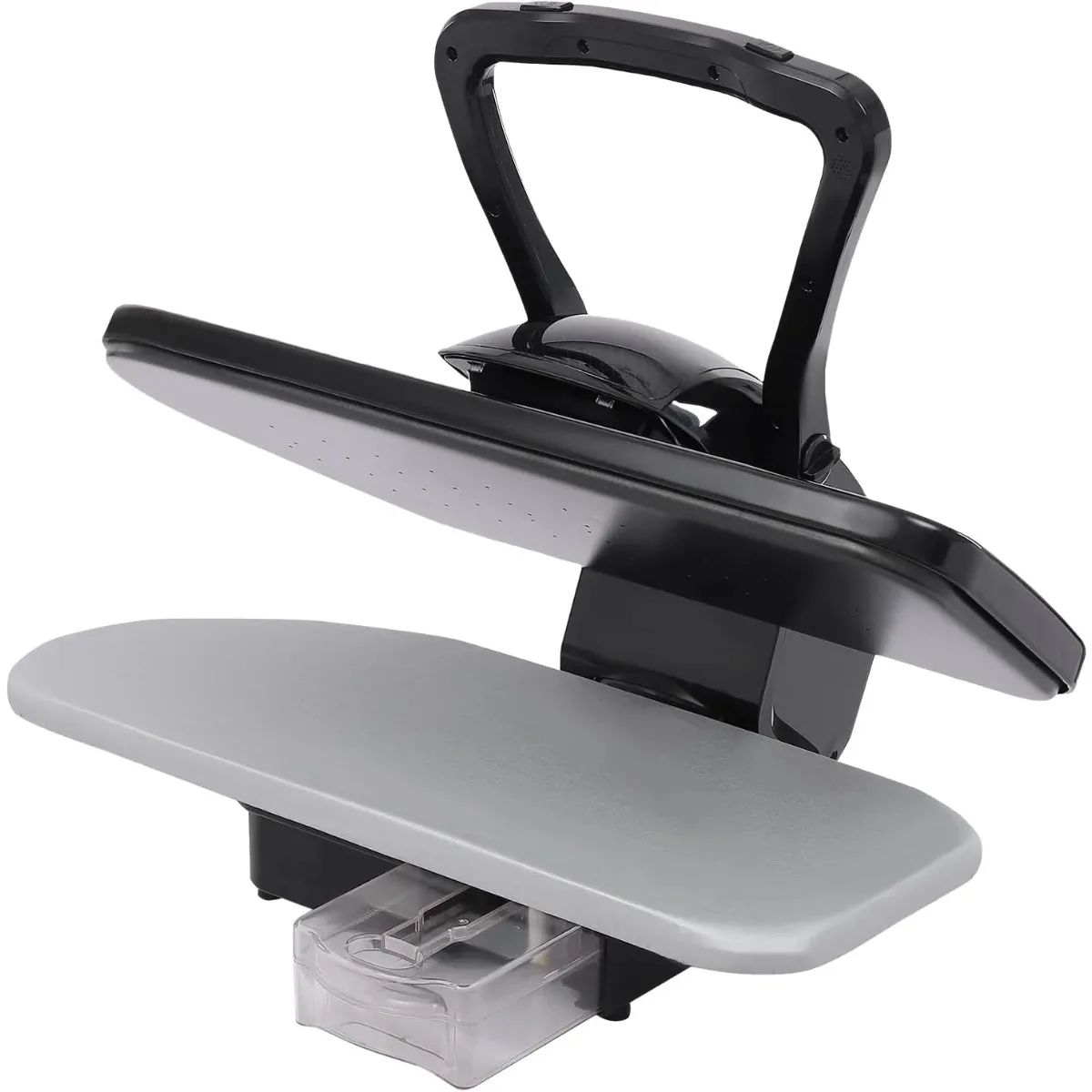 

Интеллектуальный паровой пресс 26 дюймов (66*53*26 см), гладильная доска — умный паровой пресс с голосовым управлением AI и сенсорным экраном, 5 режимов для ткани