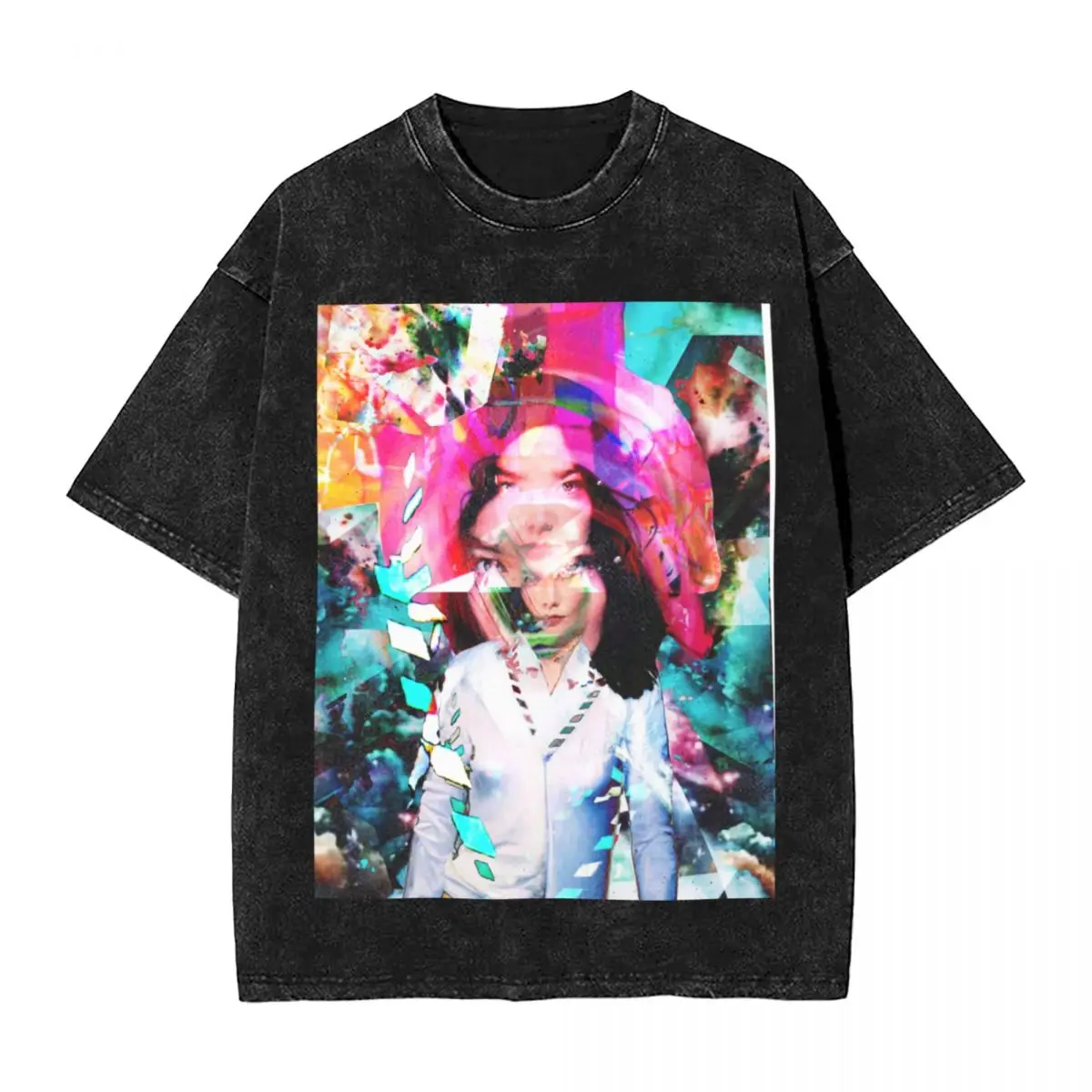 تي شيرت Bjork Posting تي شيرت صيفي مضحك تي شيرت رجالي سريع الجفاف برسوم جرافيك #2