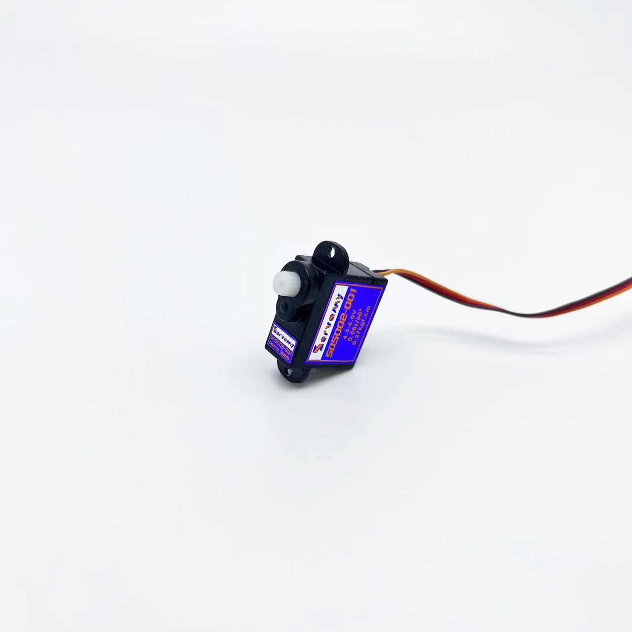 Servomy SDS002 2,5g Servo 0.27Kgf.cm 0,08 seg/60 ° sin carga 4,8 V engranajes de plástico digitales de bajo perfil para coche teledirigido de carrera plana