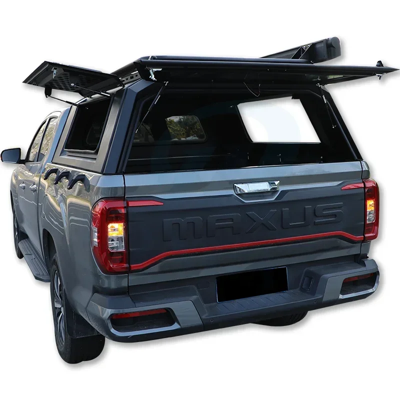 مخصص خفيفة الوزن الصلب المزدوج Cadf4x4 التقاط شاحنة المظلة الصلبة مع رف الأمتعة #5