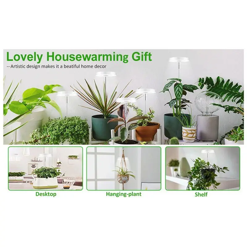 A26F-3X ضوء النمو، ضوء النبات LED الطيف للنباتات الداخلية، ضوء نمو قابل للتعديل الارتفاع #3