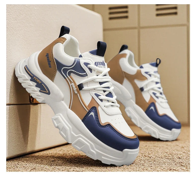 Chunky Sneakers für alle Jahreszeiten, atmungsaktiv, leicht, Outdoor-Freizeitschuhe, modische Sportschuhe mit weicher Sohle, Laufschuhe, Boardschuhe – Detail 18