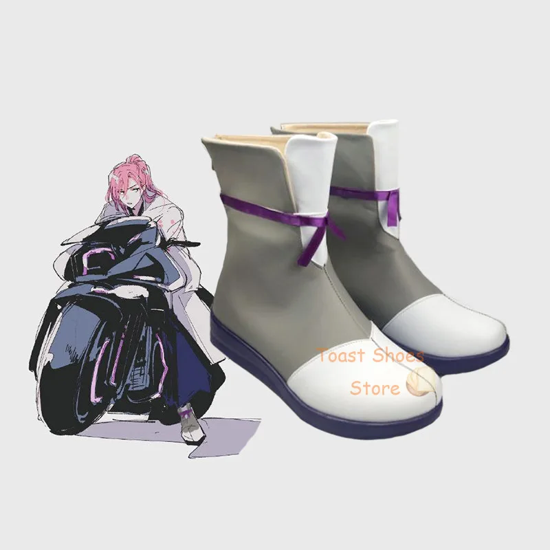 

Anime SK EIGHT Sakurayashiki Kaoru Cosplay Shoes Comic Anime Game Role Play for Con Halloween Cosplay Costume Prop Lovely Shoes