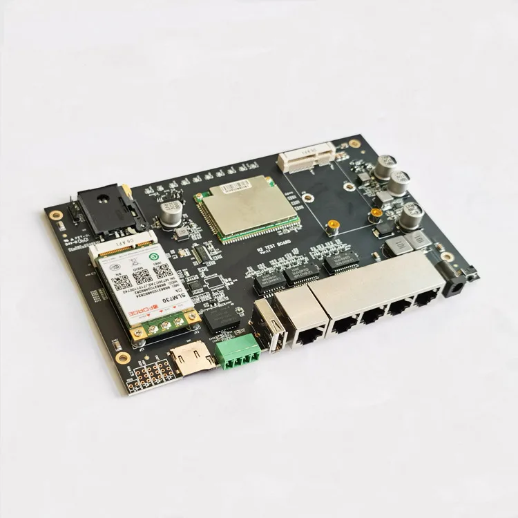 Ready to Ship 300Mbps industrial router board Support MINI PCI-E wireless network card