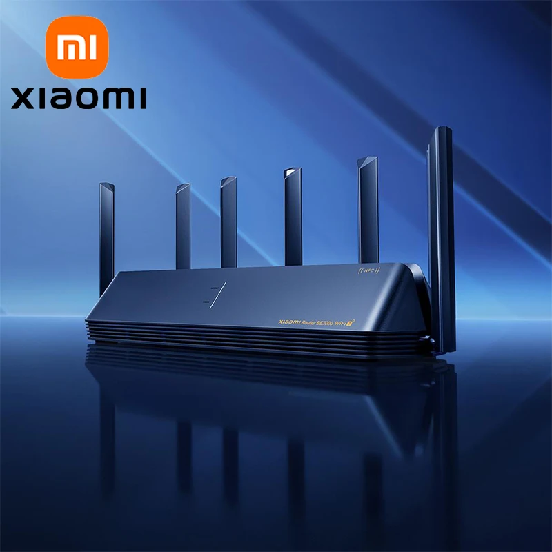 

Маршрутизатор XIAOMI MIJIA BE7000, трехдиапазонный Wi-Fi 7, 4,3 Гбит/с OFDMA, 4 порта Ethernet 2,5 ГБ + 1 порт USB 3.0, китайская версия с адаптером