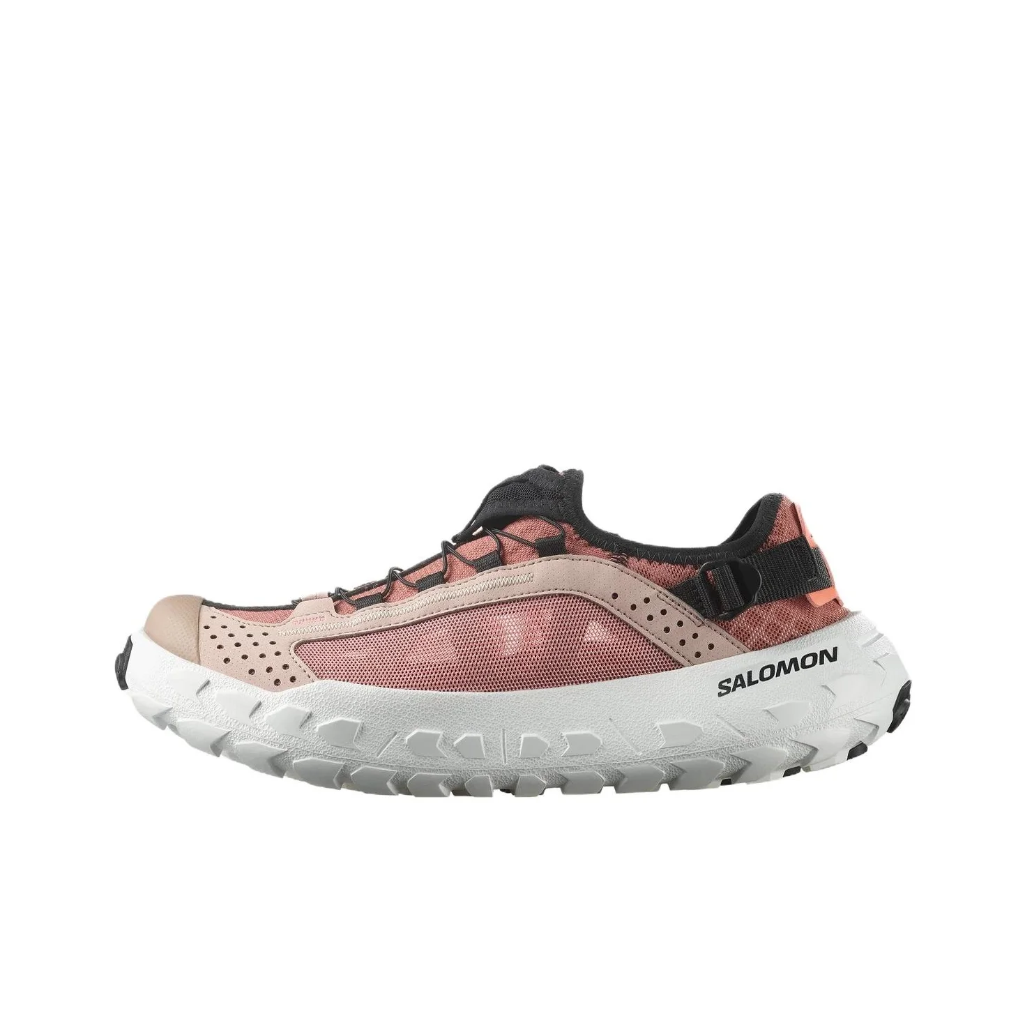 SALOMON SOLAMPHIBIAN Breathable Grip Support Abrasion Resistant Cushioning Lightweight Hiking Shoes Women's Pink L47942800