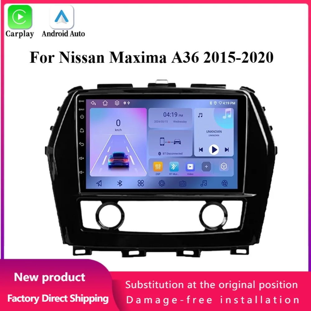 

For Nissan Maxima A36 2015-2020 Car Radio Multimedia Video Player Navigation 4G GPS Android Auto Wireless Carplay Touch Screen