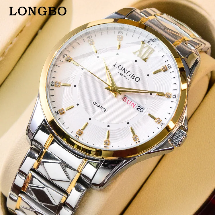 New Men's Watch Luminous Dual Calendar Korean Quartz Watch Fashion Quartz Men's High-end Watch Luxury Men's