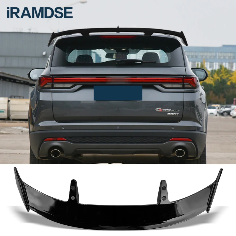 Spoiler for CHANGAN CS35 Plus 2021 2022 2023 Gloss Black Rear Windshield Wing Type TE Trunk ABS Accessories