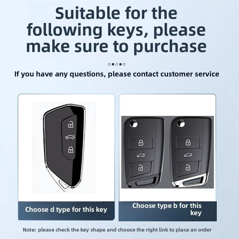 حافظة مفاتيح شفافة للسيارة غطاء حماية لجهاز التحكم عن بعد لسيارة VW Volkswagen Golf 8 ID.3 ID.4 سكودا اوكتافيا A8 MK4 MK8 GTI R #3