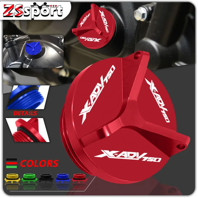 

xadv750 Newlest Motorcycle Accessories CNC Engine Oil Fuel Cap Tank Filler Cap Cover Protection For X-ADV750 2017-2022 2023 2024