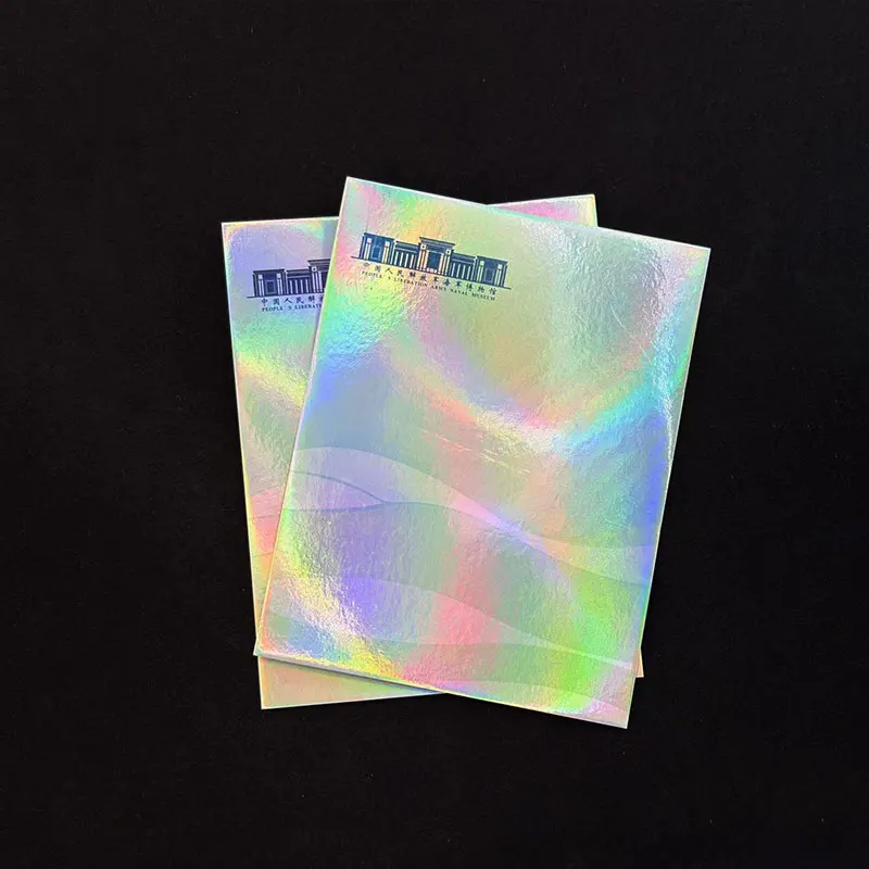 ป้ายแท็กแขวนเสื้อผ้าแบบกำหนดเอง 500 ชิ้น พิมพ์ลายโฮโลแกรมเลเซอร์สีเงินบนแผ่นฟอยล์ พร้อมป้ายแขวนกระดาษแข็งพิเศษสำหรับเสื้อผ้า