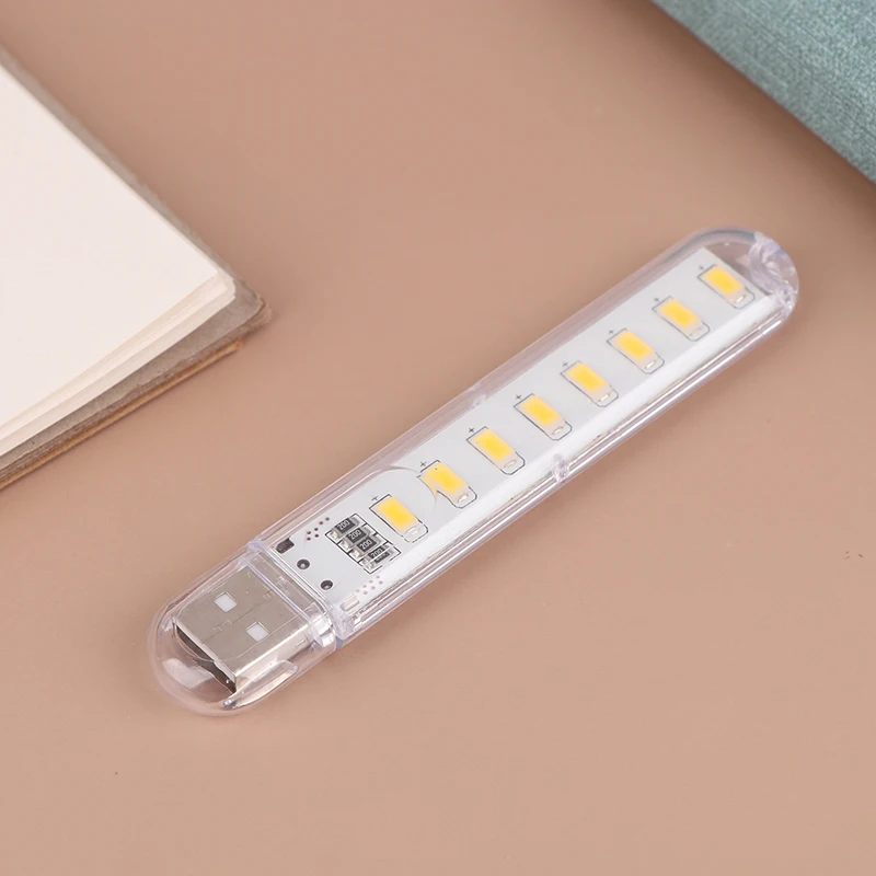 

1pc Portable Mini 8/10/20/24 LED 5V USB DC Warm White Lamp Book Reading FLashlight Night Light Lighting for Lighting Computer