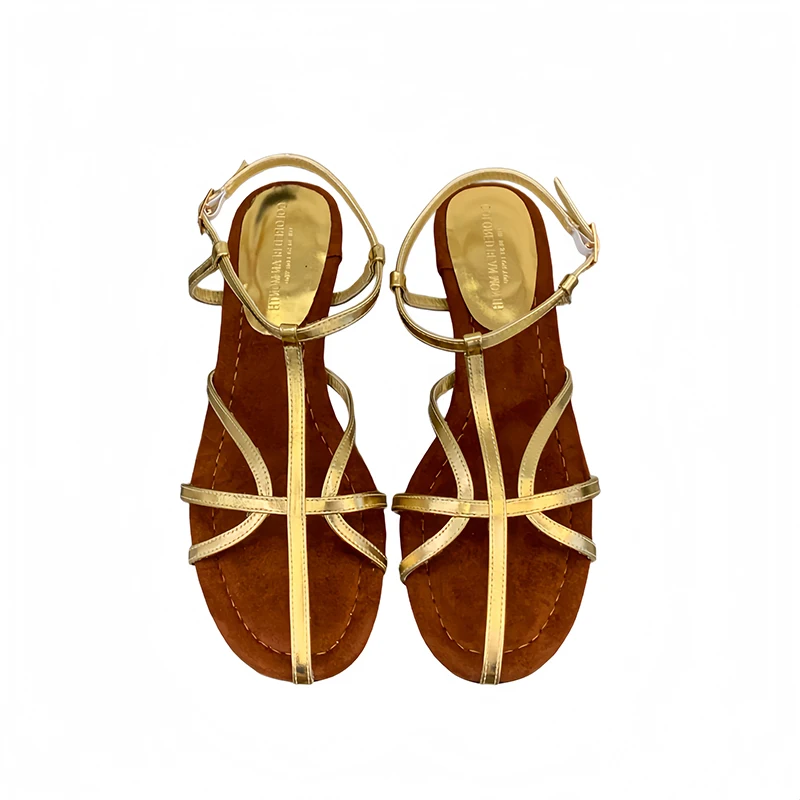 

5cm White Heels Sandals Summer Ladies Shoes Comfort Wedge Sandals For Woman Narrowband Low Heels Black Shoes 2026 New Arrival