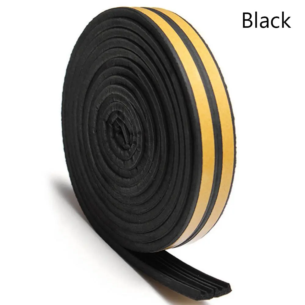 

5/10M Soundproof Weather Strips Anti Collision Foam Window Door Seal Strip Draught Excluder