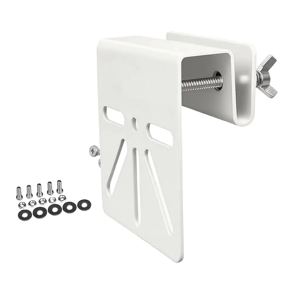 Stainless Steel Gutter Mount Bracket for Solar Panel Camera and LED Light Installation on Gutters No Tools Needed