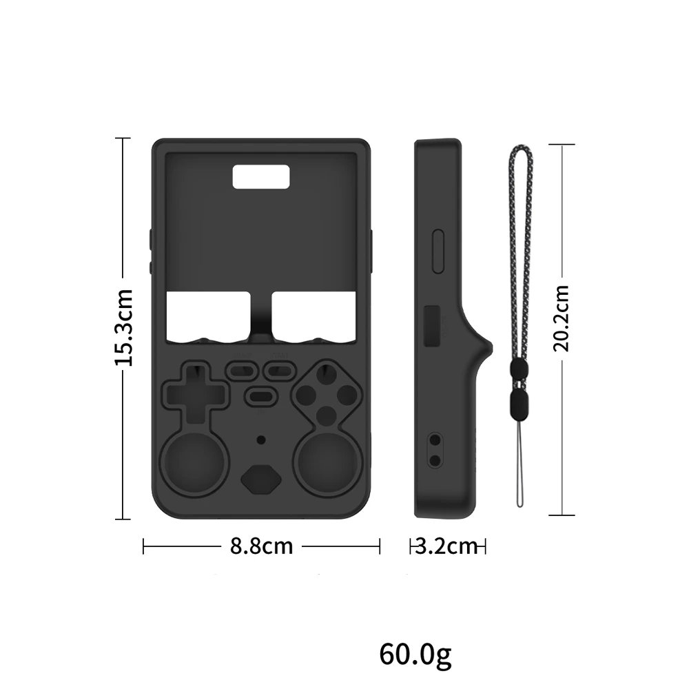 

Silicone Case for R36 Ultra Game Console Simple Solid Color Drop Protection
