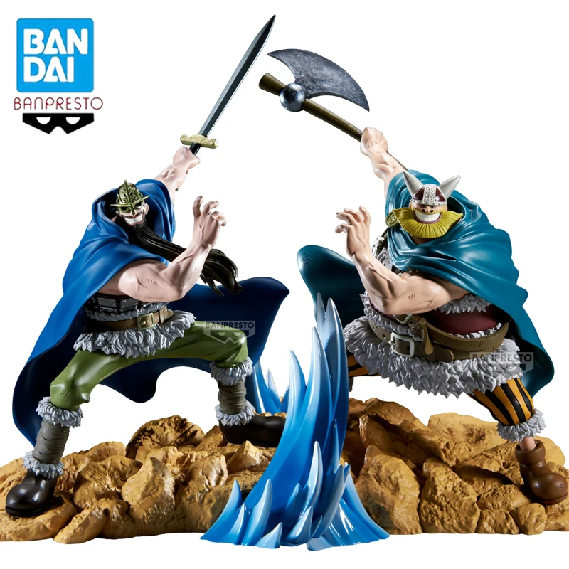 Uma peça original bandai banpresto batalha brilho: beleza cênica brogy dorry anime figura pvc modelo colecionável ornamento brinquedo presente