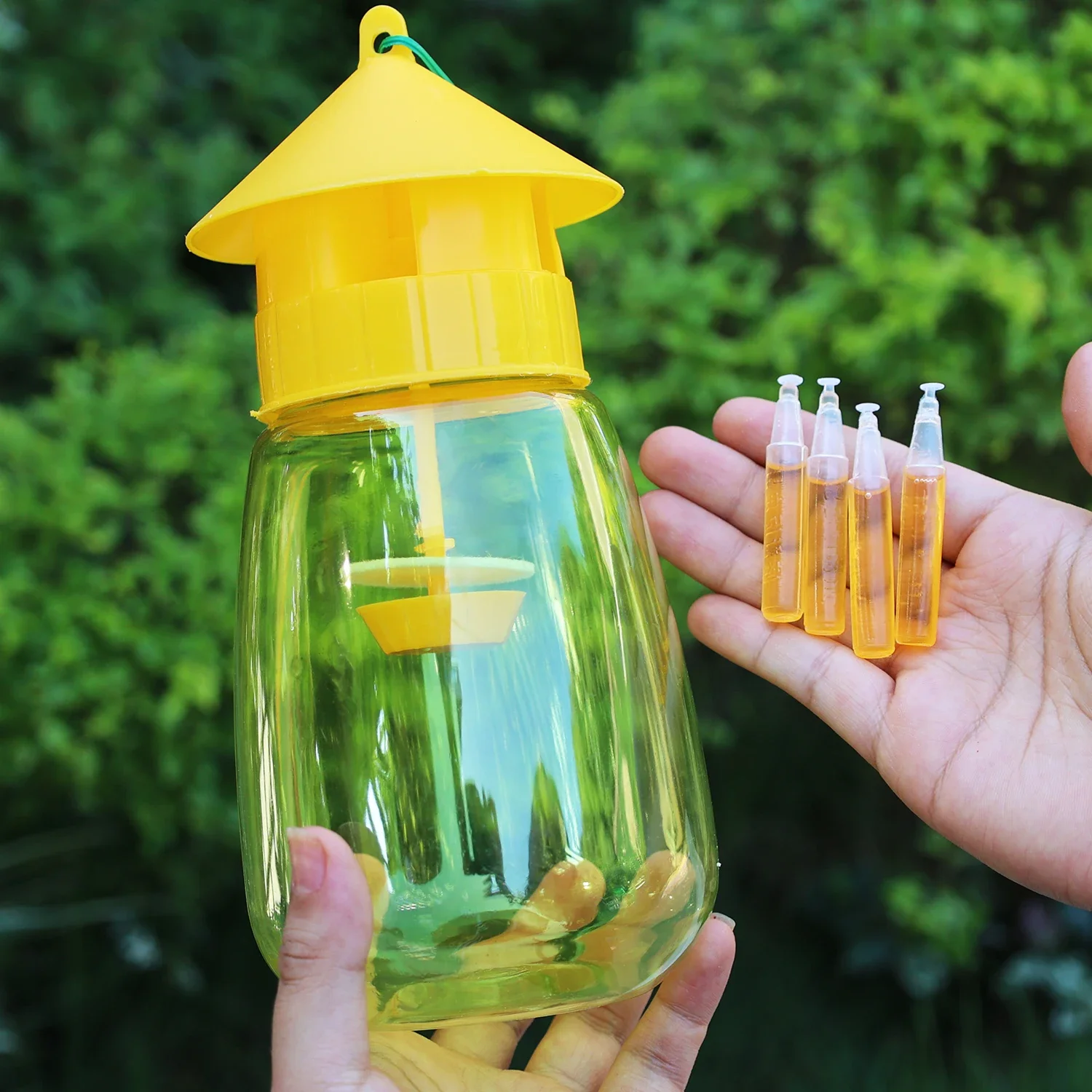 1/5pcs Garden Fruit Fly Trap Killer plastic Drosophila Trap Fly Orchard Anti Fruit Catcher Control Fly Bee Insect Pest Tools