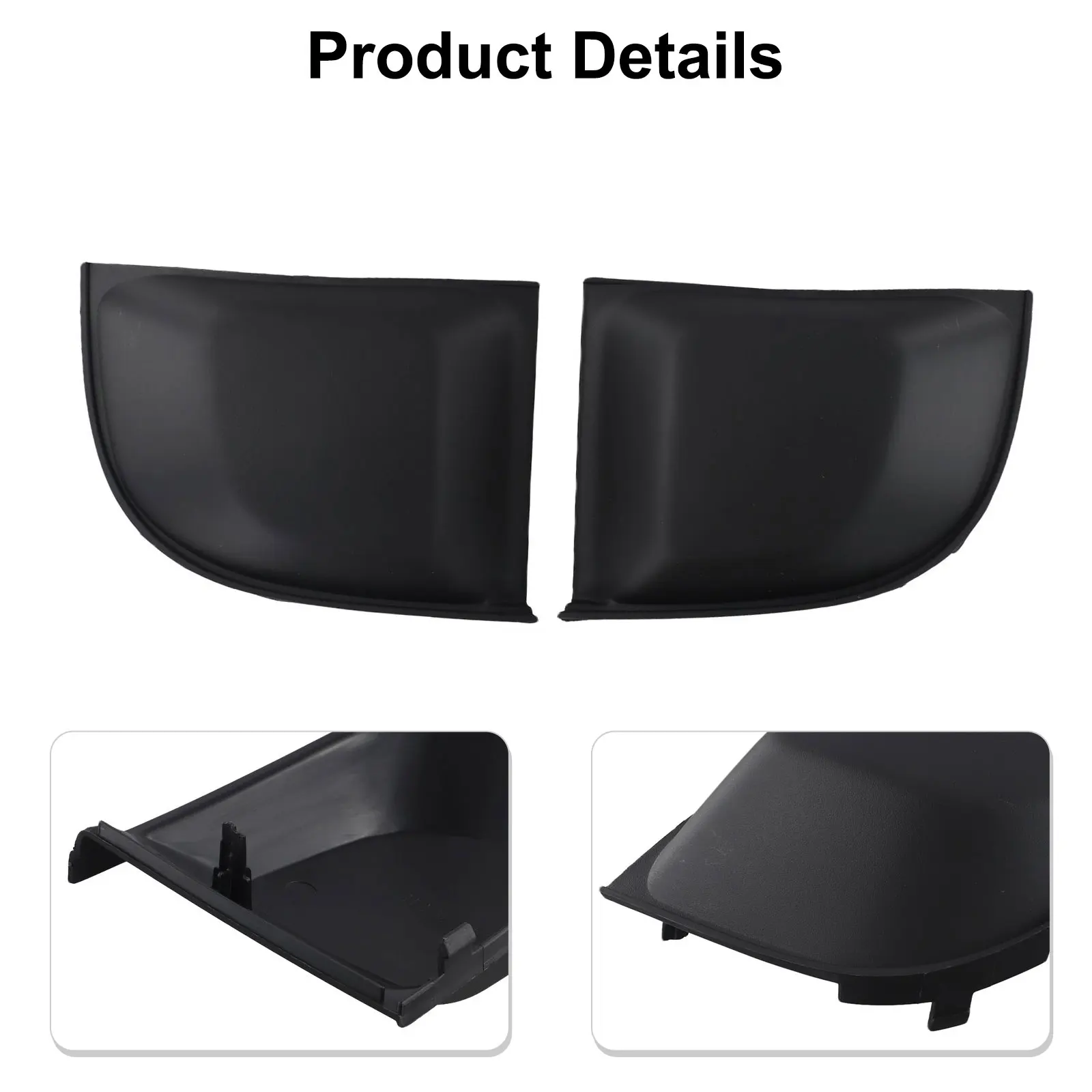 

Car Maintenance Bumper Replacement Black Bumper Cover Trim Non-deformed Under Stress OEM Compatibility Number 735455039