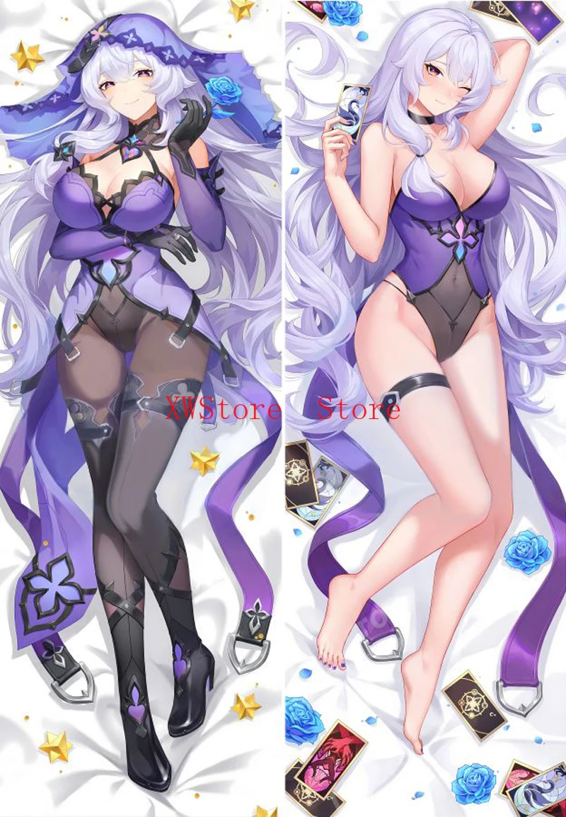 Best Sellers Honkai Star Rail Black Swan Dakimakura Arryn Zech Hugging Body Pillow Case Anime Pillow Cushion Cover Xmas Gifts