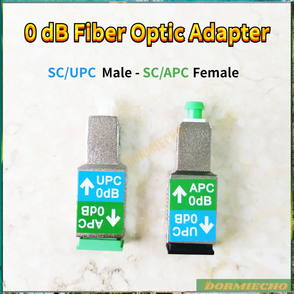 

Hot 0dB 1310nm 1550nm SC/UPC Male -SC/APC Female Adapter Optical Fiber Attenuator Mutual Conversion of Two Kinds of Connectors