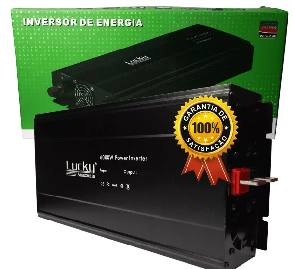 Inverter For Home Motor 6000W 12V 220/V 12000W Peak 60Hz