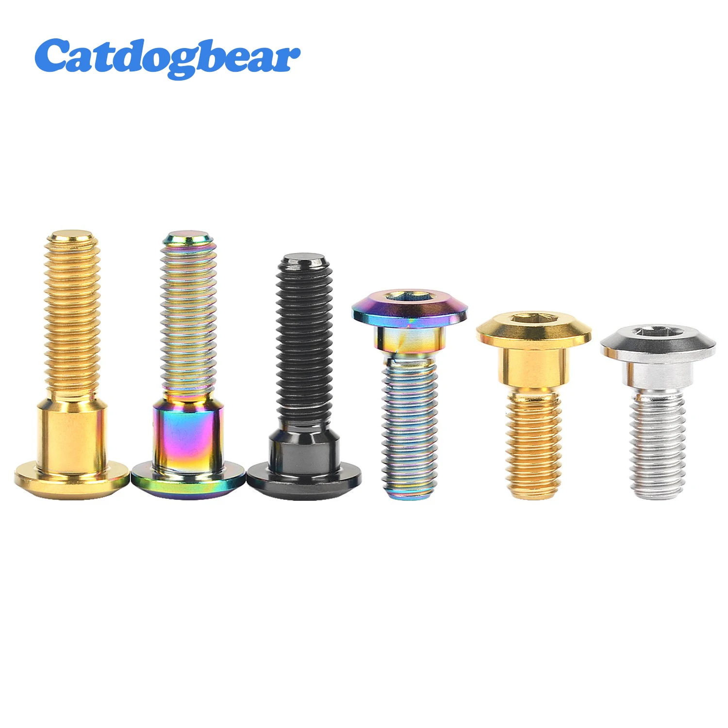 

Catdogbear Titanium Alloy Bolts M8X20 22 25 30 33 35 40mm Motorcycle Brake For Disc Screw Motorcycle Repair Fasteners Screws