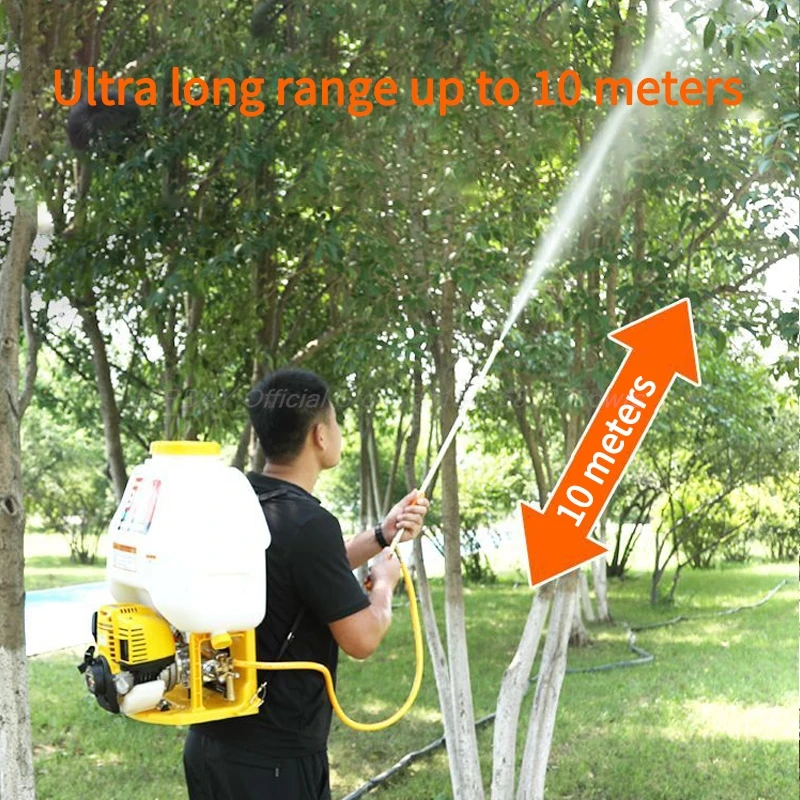 High Pressure Sprayer Agricultural Gasoline Backpack Fruit tree Garden Sterilization and Disinfection Pesticide sprayer