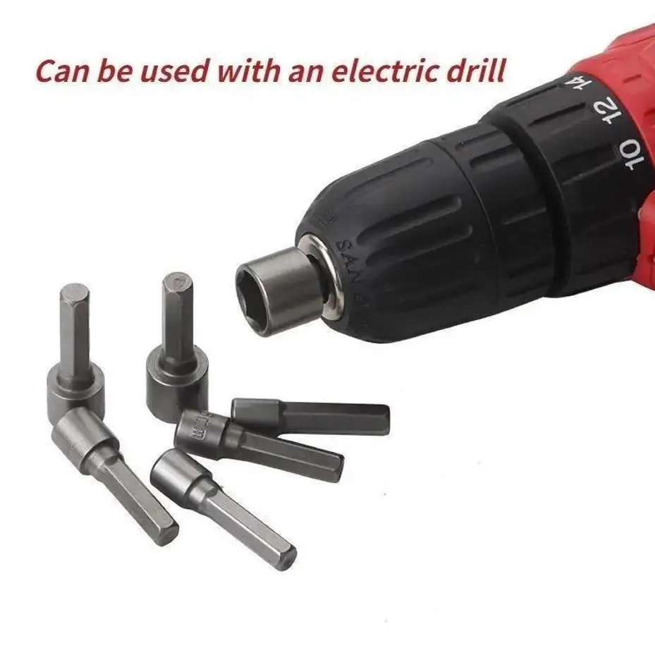 1 Set 5mm-13mm Hex Socket S Sleeve Power Nut Driver Drill Bit Set 1/4