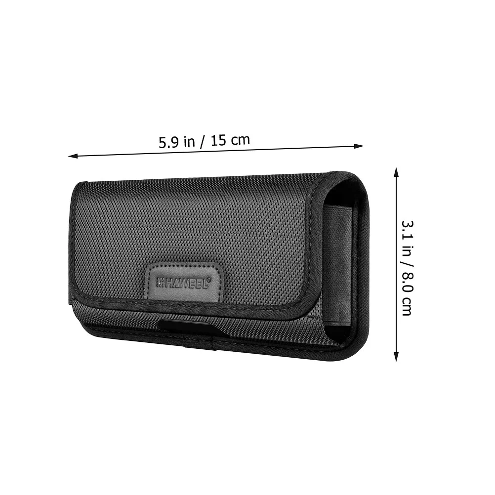 Lanyard Mobile Phone Waist Bag Men's Nylon Vertical Card Slot Multi-function Pouch Man Wrist Strap