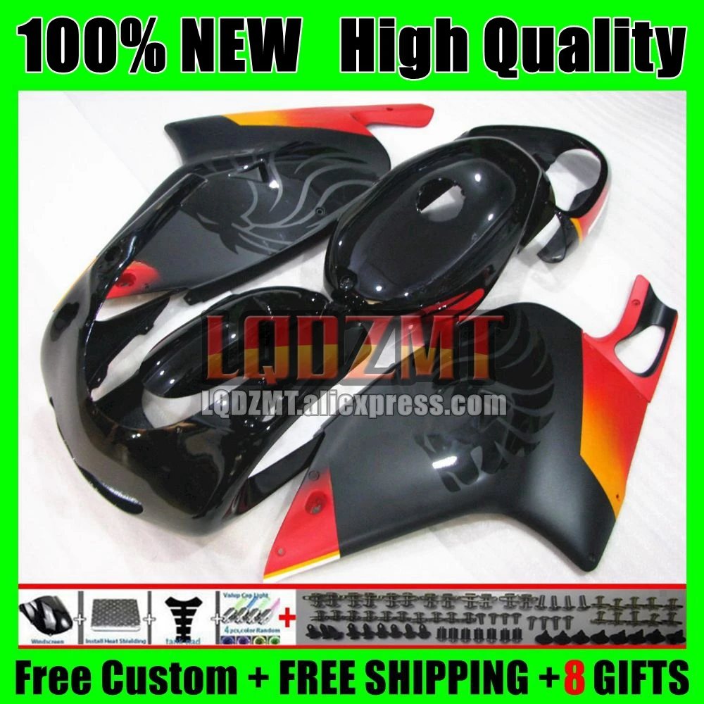 RS125R For Aprilia RSV RS 125 R RR RS-125 109No.55 RS125 99 00 01 02 03 04 05 1999 2000 2001 2002 2003 2005 Black orange Fairing