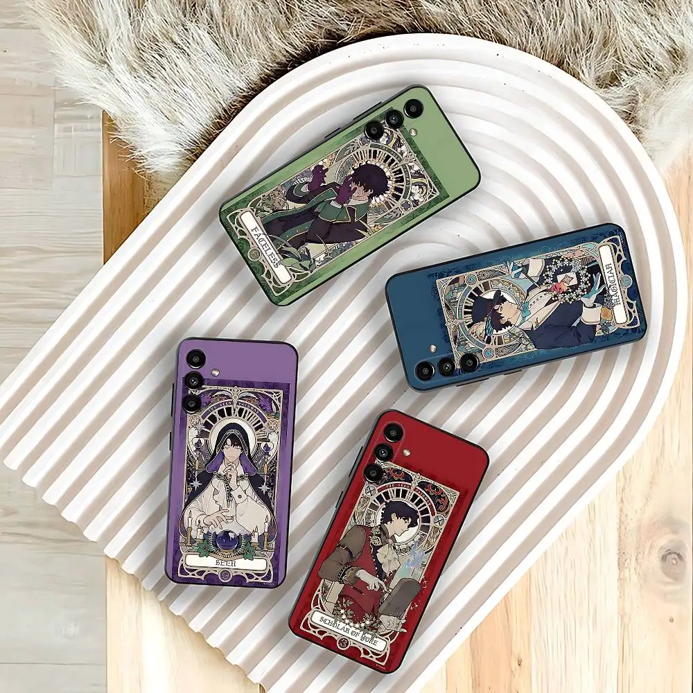 

L-Lord of M-Mysteries Phone Case For Samsung Galaxy A73,31,32,72,41,53,52,71,22,5G,Note,J7,8,9 Soft Black Cover