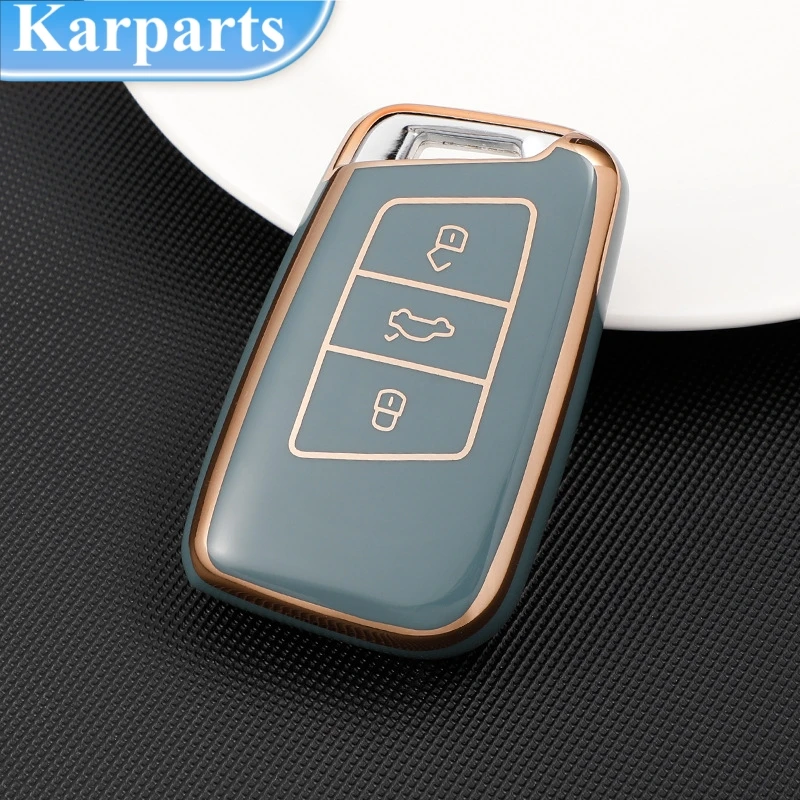 

TPU Car Remote Key Case Cover Holder Shell Fob For VW Volkswagen Passat B8 Magotan For Skoda Kodiaq Superb A7 Smart Accessories